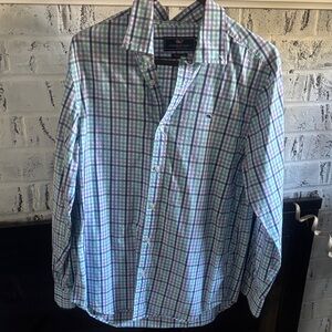 Vineyard Vines Men's Multicolor Plaid Shirt